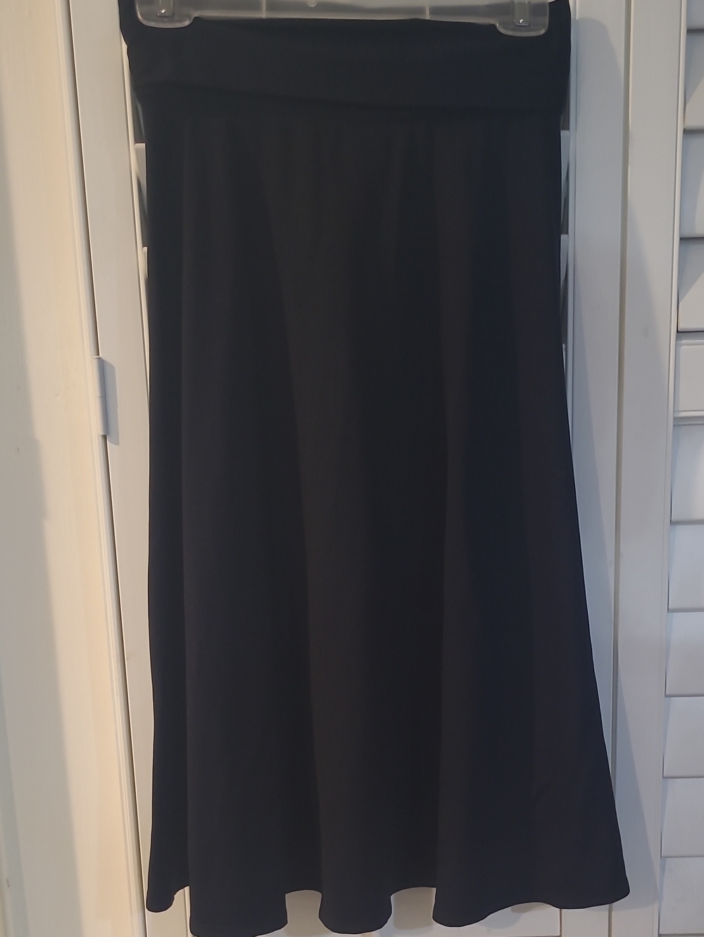 Patagonia Black A-Line Skirt with Clean Waistband